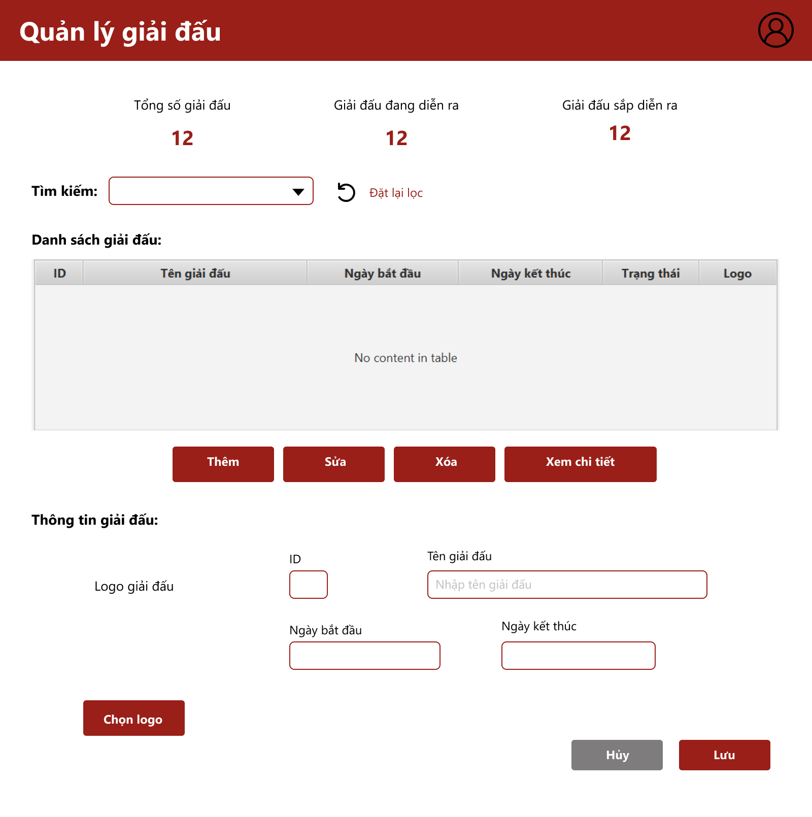 Quản lý giải đấu